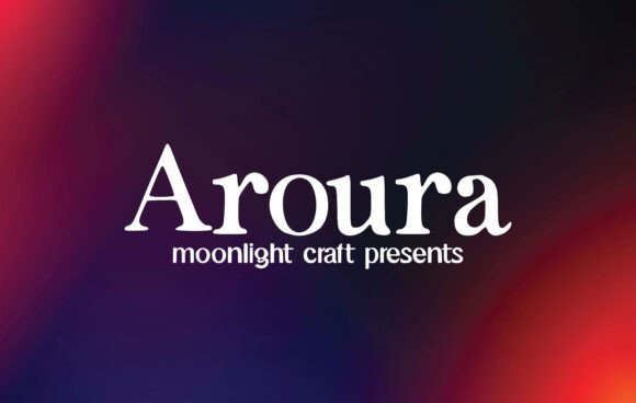 Aroura Font: A Handwritten Typeface for Editorial Elegance