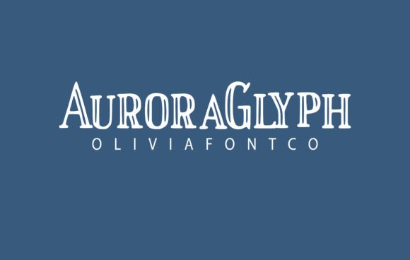 Auroraglyph: A Serene Serif Typeface for Makers and Creative Sellers