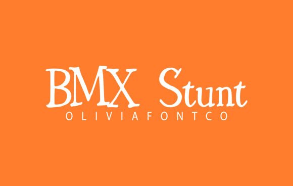 Bmx Stunt Typeface: A Romantic Handwritten Serif for Editorial Design