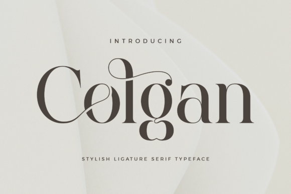 Colgan Typeface: A Serene Choice for Editorial Design