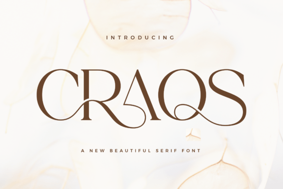 Craos: A Stylish Serif Font for Editorial Elegance