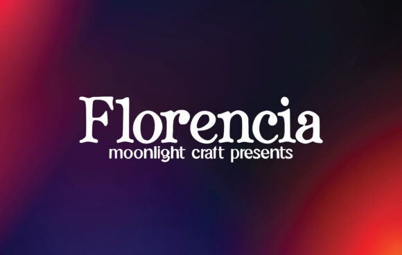 Florencia: A Handwritten Typeface for Editorial Elegance