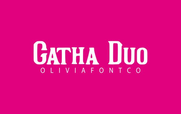 Gatha Duo Font: A Romantic Serif for Your Craft Projects
