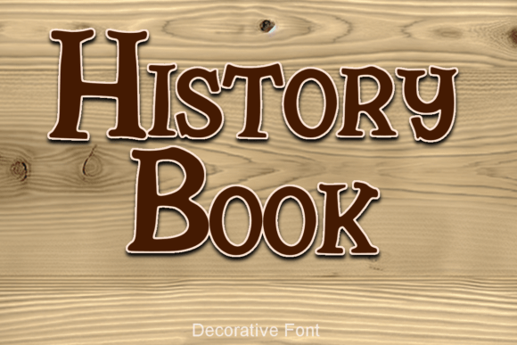 History Book Font: A Playful Serif for Makers and Designers