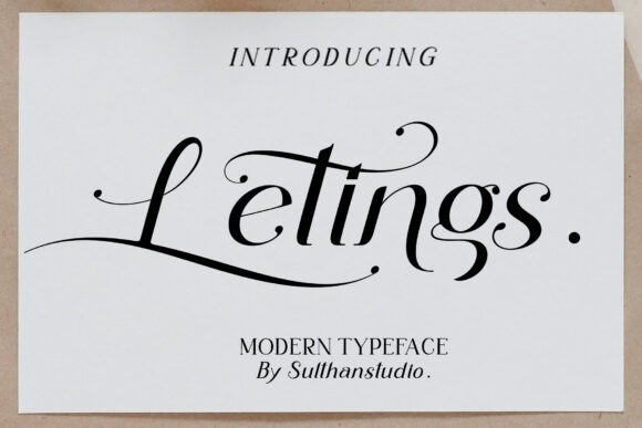 Letings Font: A Modern Serif for Strong Web Design