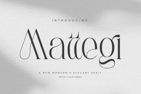 Mattegi: A Stylish Typeface for Makers and Merchants