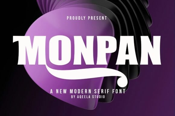 Monpan: A Modern Serif Typeface for Digital Branding
