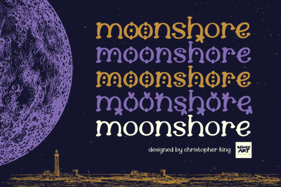 Moonshore Font: A Serif Typeface for Storytelling Websites