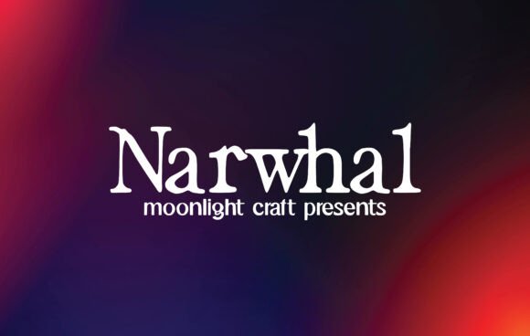 Narwhal Font: A Handwritten Typeface for Creative Crafters