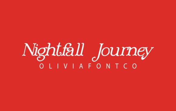 Nightfall Journey: A Handwritten Typeface for Digital Elegance