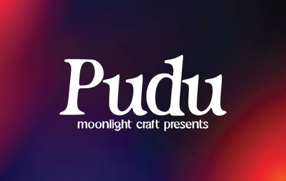 Pudu: A Handwritten Typeface for Editorial Elegance