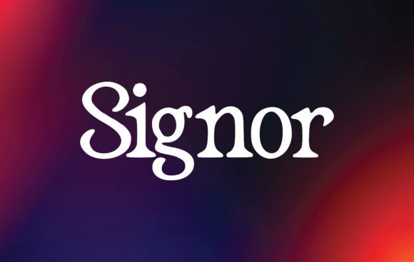 Signor: A Refined Serif for Modern Branding
