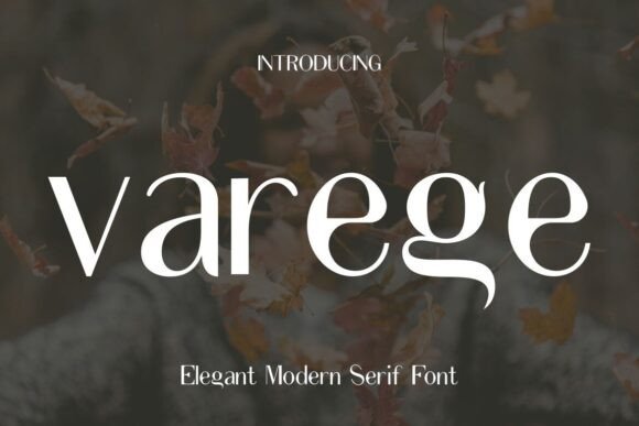 Varage Font: A Modern Serif for Sophisticated Branding Projects