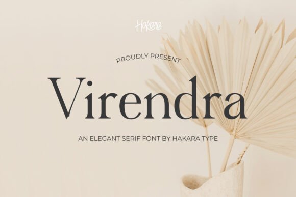 Virendra Font: A Timeless Typeface for Editorial Design
